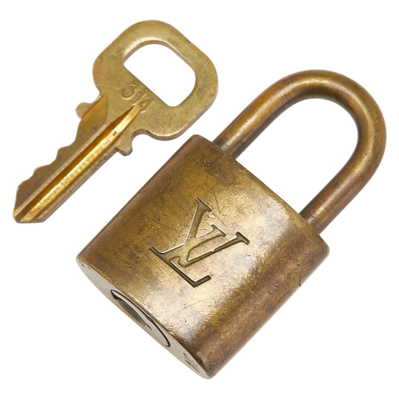 ルイ ヴィトン カデナ 南京錠 キー セット ゴールド メッキ レディース LOUIS VUITTON 【中古】