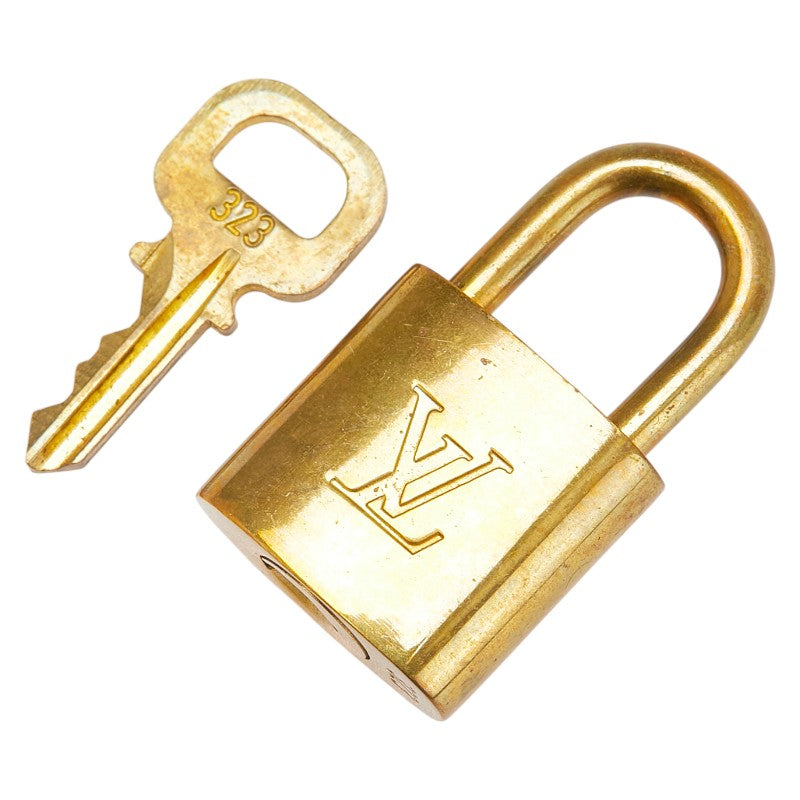 ルイ ヴィトン カデナ 南京錠 キー セット ゴールド メッキ レディース LOUIS VUITTON 【中古】