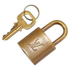 ルイ ヴィトン カデナ 南京錠 キー セット ゴールド メッキ レディース LOUIS VUITTON 【中古】