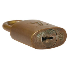 ルイ ヴィトン カデナ 南京錠 キー セット ゴールド メッキ レディース LOUIS VUITTON 【中古】