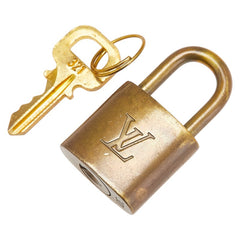 ルイ ヴィトン カデナ 南京錠 キー セット ゴールド メッキ レディース LOUIS VUITTON 【中古】