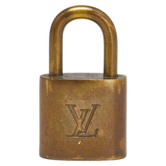 ルイ ヴィトン カデナ 南京錠 キー セット ゴールド メッキ レディース LOUIS VUITTON 【中古】