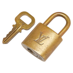 ルイ ヴィトン カデナ 南京錠 キー セット ゴールド メッキ レディース LOUIS VUITTON 【中古】