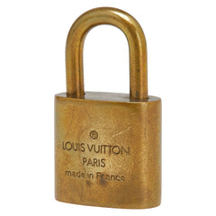 ルイ ヴィトン カデナ 南京錠 キー セット ゴールド メッキ レディース LOUIS VUITTON 【中古】