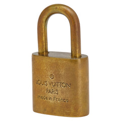 ルイ ヴィトン カデナ 南京錠 キー セット ゴールド メッキ レディース LOUIS VUITTON 【中古】