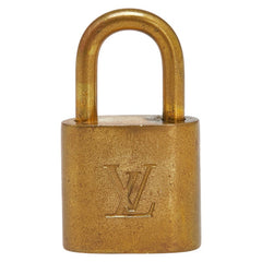 ルイ ヴィトン カデナ 南京錠 キー セット ゴールド メッキ レディース LOUIS VUITTON 【中古】