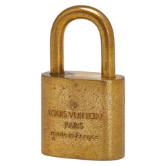 ルイ ヴィトン カデナ 南京錠 キー セット ゴールド メッキ レディース LOUIS VUITTON 【中古】