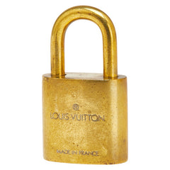 ルイ ヴィトン カデナ 南京錠 キー セット ゴールド メッキ レディース LOUIS VUITTON 【中古】