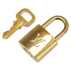 ルイ ヴィトン カデナ 南京錠 キー セット ゴールド メッキ レディース LOUIS VUITTON 【中古】