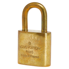 ルイ ヴィトン カデナ 南京錠 キー セット ゴールド メッキ レディース LOUIS VUITTON 【中古】