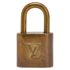 ルイ ヴィトン カデナ 南京錠 キー セット ゴールド メッキ レディース LOUIS VUITTON 【中古】