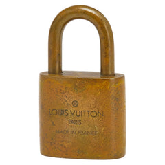 ルイ ヴィトン カデナ 南京錠 キー セット ゴールド メッキ レディース LOUIS VUITTON 【中古】