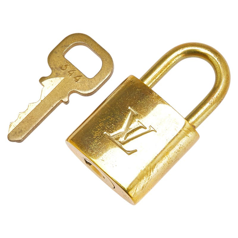 ルイ ヴィトン カデナ 南京錠 キー セット ゴールド メッキ レディース LOUIS VUITTON 【中古】