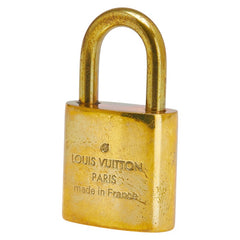 ルイ ヴィトン カデナ 南京錠 キー セット ゴールド メッキ レディース LOUIS VUITTON 【中古】