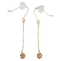 アーカー ティアチェーン ピアス AB1110010400 K18YG イエローゴールド レディース AHKAH 【中古】