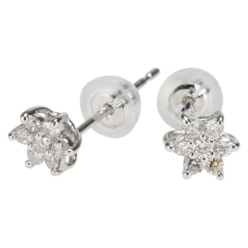 Pt900 プラチナ ダイヤ0.20ct スタッドピアス レディース 【中古】