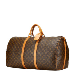 ルイ ヴィトン モノグラム キーポル バンドリエール 60 ボストンバッグ ショルダーバッグ 2WAY M41412 ブラウン PVC レザー レディース LOUIS VUITTON 【中古】