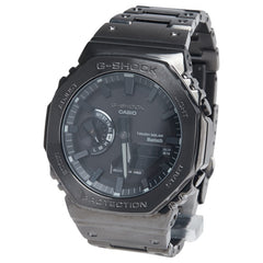 カシオ G-SHOCK Gショック フルメタル 腕時計 GM-B2100-BD-1AJF タフソーラー ブラック文字盤 ステンレススチール メンズ CASIO 【中古】