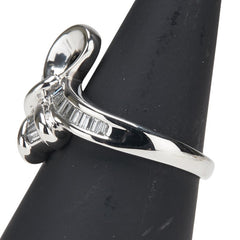 Pt850 プラチナ ダイヤ0.70ct リング 指輪 レディース 16号 【中古】