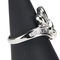 Pt850 プラチナ ダイヤ0.70ct リング 指輪 レディース 16号 【中古】