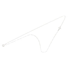 ノーブランド Pt900 プラチナ Pt850 プラチナ ダイヤ0.51 プチ ペンダントネックレス レディース no brand 【中古】