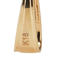 K18YG イエローゴールド キリスト クロス モチーフ ペンダントトップ レディース 【中古】