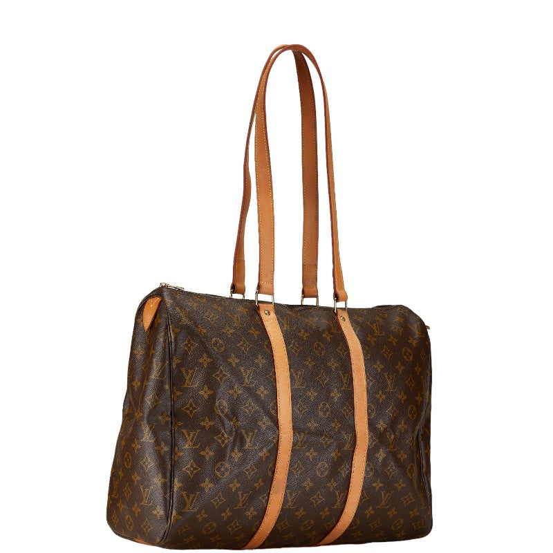 ルイ ヴィトン モノグラム フラネリー45 ボストンバッグ ショルダーバッグ M51115 ブラウン PVC レザー レディース LOUIS VUITTON 【中古】