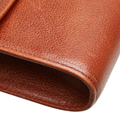 サンローラン ショルダーバッグ ブラウン レザー レディース SAINT LAURENT 【中古】