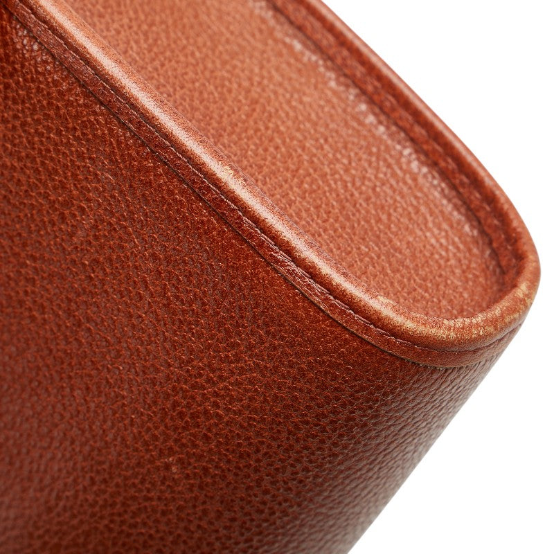 サンローラン ショルダーバッグ ブラウン レザー レディース SAINT LAURENT 【中古】