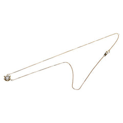 K18YG イエローゴールド ダイヤ1.41ct ペンダントネックレス レディース 【中古】