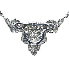 Pt850 プラチナ Pt900 プラチナ ダイヤ2.00ct ネックレス レディース 【中古】