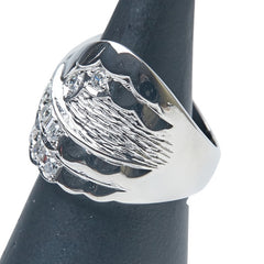 Pt900 プラチナ ダイヤ1.00ct リング 指輪 レディース 12.5号 【中古】