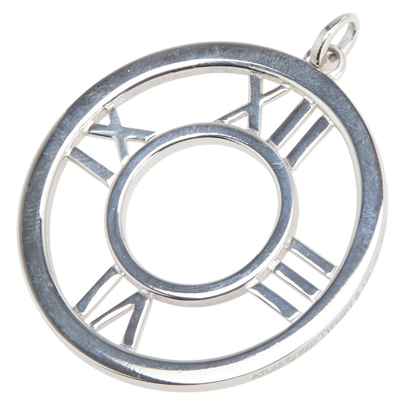 ティファニー アトラス オープン ペンダントトップ K18WG ホワイトゴールド レディース TIFFANY&Co. 【中古】