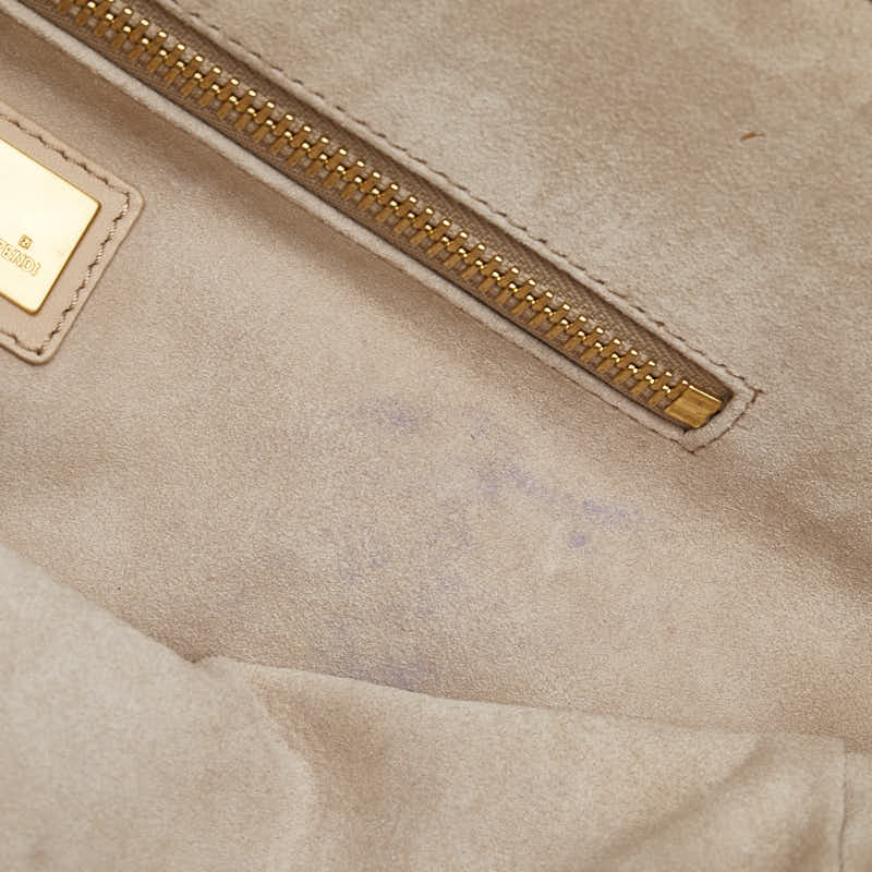 フェンディ ピーカブー ラージ ハンドバッグ ショルダーバッグ 2WAY 8BN210 ピンクベージュ レザー レディース FENDI 【中古】