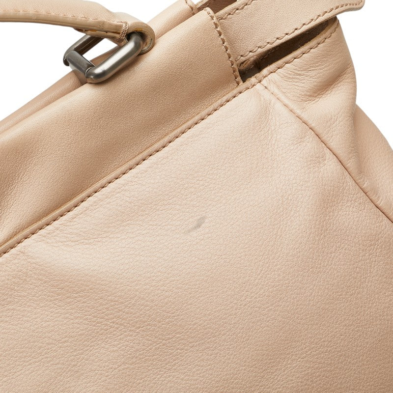 フェンディ ピーカブー ラージ ハンドバッグ ショルダーバッグ 2WAY 8BN210 ピンクベージュ レザー レディース FENDI 【中古】
