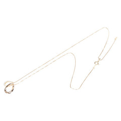 K18YG イエローゴールド ダイヤ ペンダントネックレス レディース 【中古】