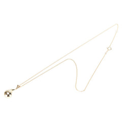 K18YG イエローゴールド 雫 モチーフ ネックレス レディース 【中古】