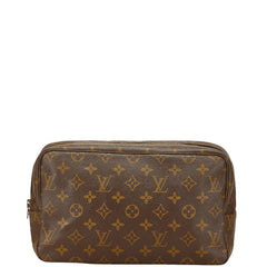 ルイ ヴィトン モノグラム トゥルーストワレット 28 セカンドバッグ クラッチバッグ M47522 ブラウン PVC レディース LOUIS VUITTON 【中古】