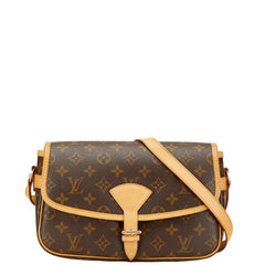 ルイ ヴィトン モノグラム ソローニュ ショルダーバッグ M42250 ブラウン PVC レザー レディース LOUIS VUITTON 【中古】