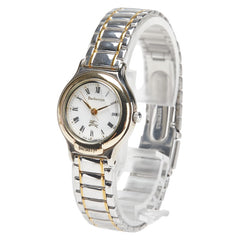 バーバリー 腕時計 GN-4-S クオーツ ホワイト文字盤 ステンレススチール メッキ レディース BURBERRY 【中古】