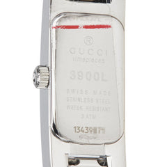 グッチ 腕時計 3900L クオーツ シルバー文字盤 ステンレススチール レディース GUCCI 【中古】