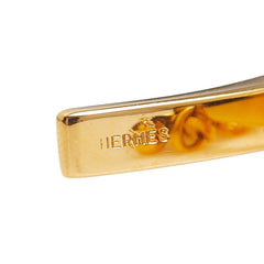 エルメス フィルー 手袋ホルダー グローブホルダー ゴールド メッキ レディース HERMES 【中古】