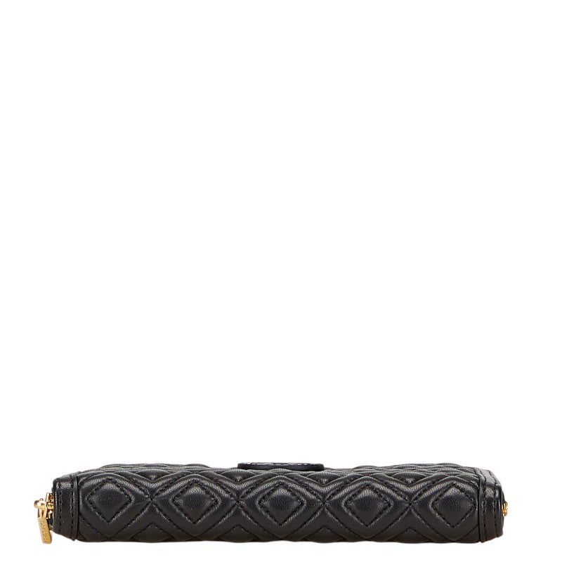 トリーバーチ トリーバーチ 長財布 ブラック レザー レディース Tory Burch 【中古】