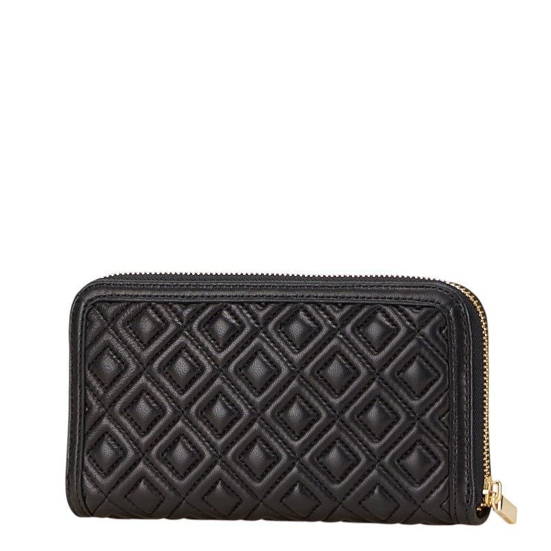 トリーバーチ トリーバーチ 長財布 ブラック レザー レディース Tory Burch 【中古】