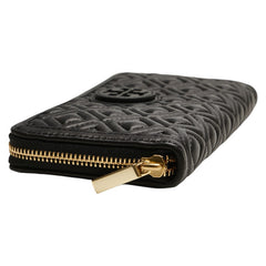 トリーバーチ トリーバーチ 長財布 ブラック レザー レディース Tory Burch 【中古】