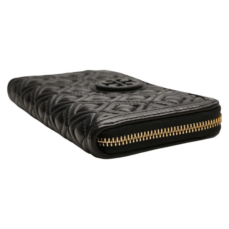 トリーバーチ トリーバーチ 長財布 ブラック レザー レディース Tory Burch 【中古】