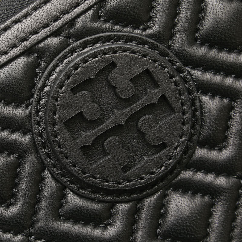 トリーバーチ トリーバーチ 長財布 ブラック レザー レディース Tory Burch 【中古】