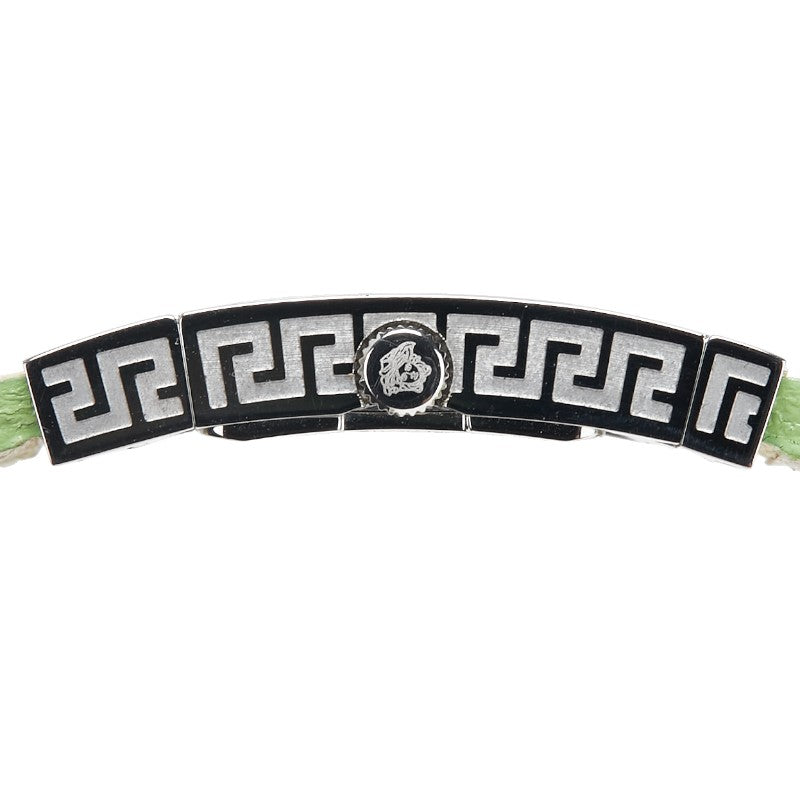 ヴェルサーチェ 腕時計 ASQ99 クオーツ グリーン文字盤 ステンレススチール レザー レディース VERSACE 【中古】