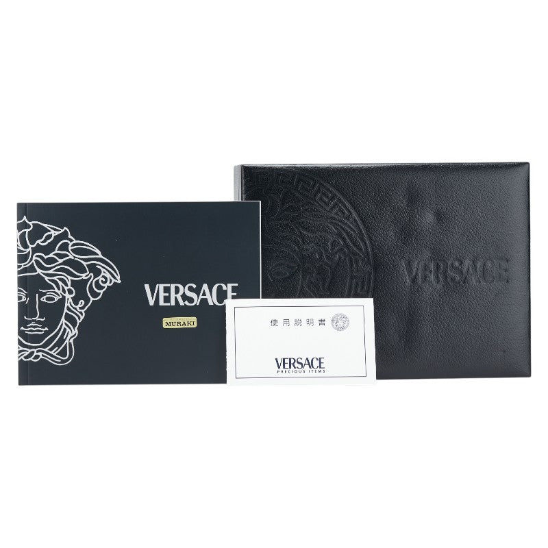 ヴェルサーチェ 腕時計 ASQ99 クオーツ グリーン文字盤 ステンレススチール レザー レディース VERSACE 【中古】