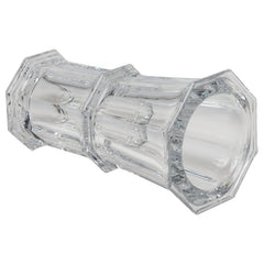 バカラ アルクール ストレートベース 花瓶 フラワーベース クリア ガラス レディース Baccarat 【中古】